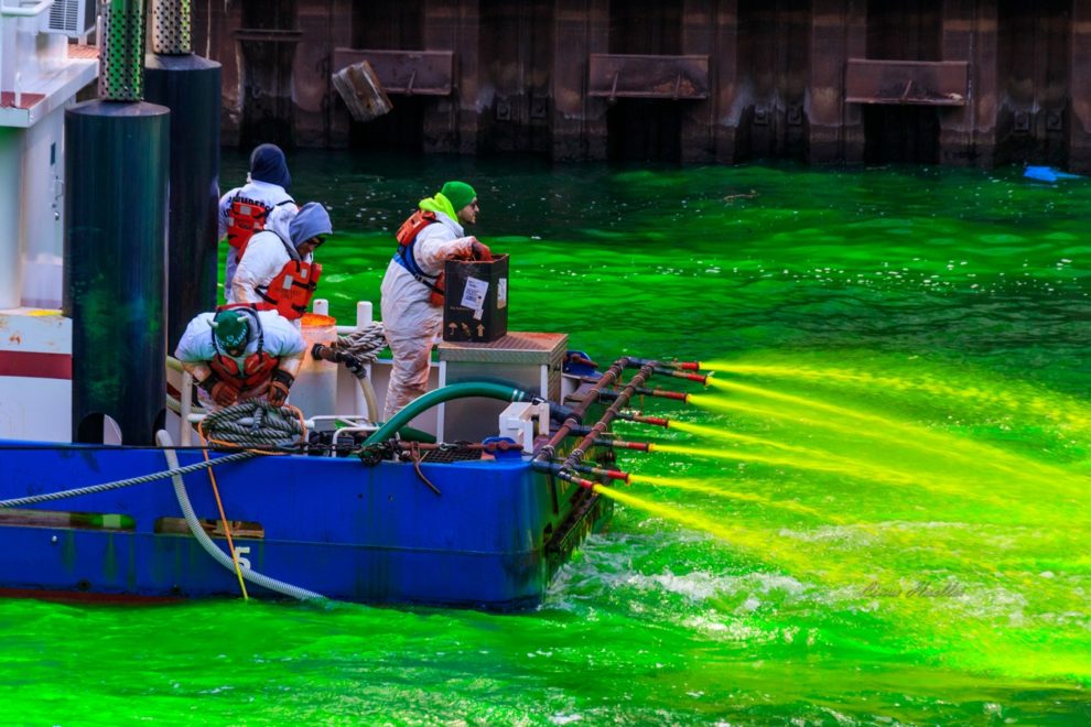 Chicago’s green St. Patrick’s Day River makes a Comeback after Two Pandemic Years