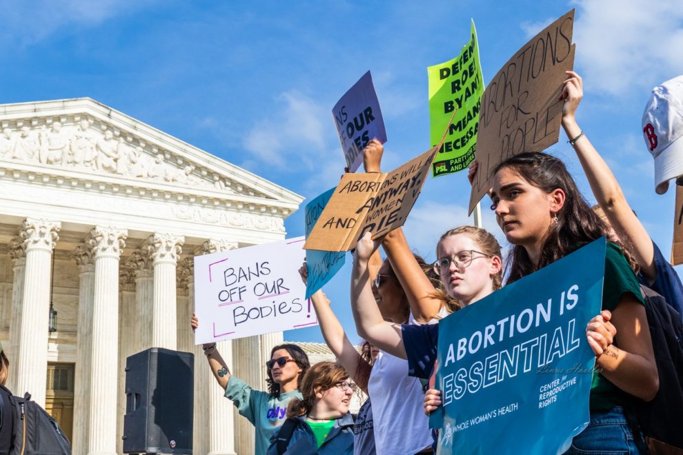 Protest after Supreme Court leaks expected Overturn of Abortion Rights Protections